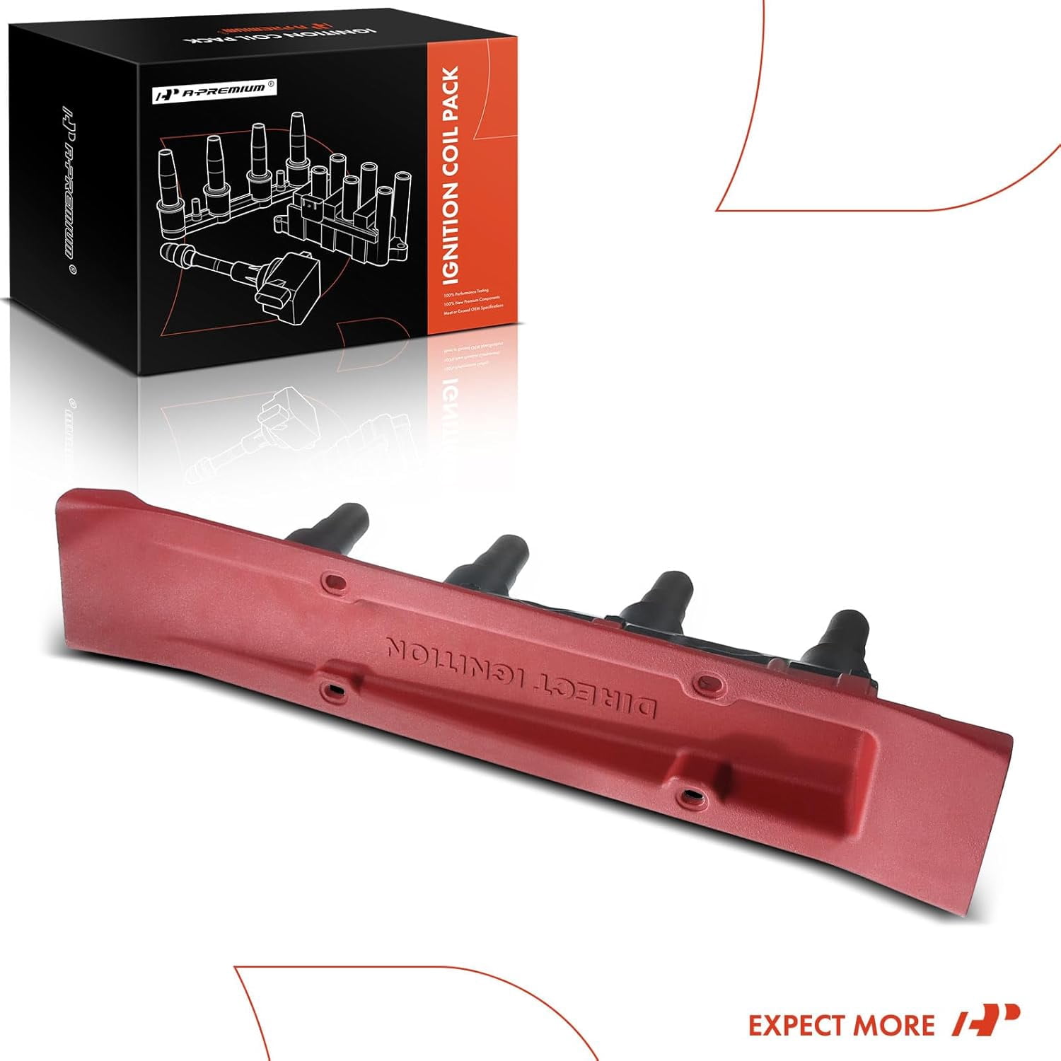 A-Premium Ignition Coil Pack Replacement for Saab 9-3 1999-2000 Saab 900 1994-1998 Saab 9000 1990-1998