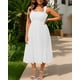 thumbnail image 2 of Vestido Pinup Fashion, blanco, verano, talla grande 2025 para mujer, 2 of 5