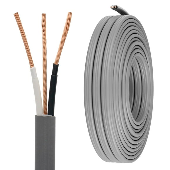 FIRMERST Câble en Cuivre pour Enterrement Direct Extérieur 12/2 UF 50 Pieds