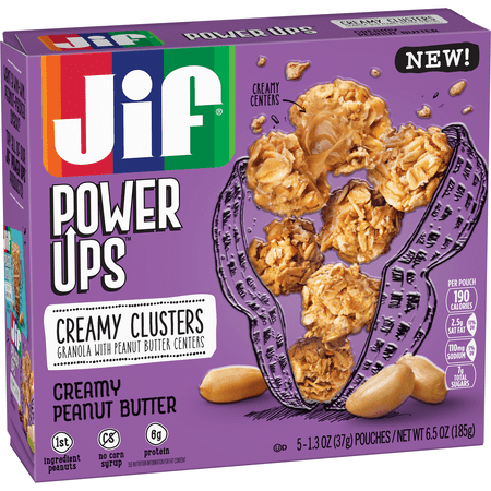 Jif Power Ups Creamy Peanut Butter Granola Clusters 65 - 
