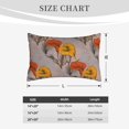 thumbnail image 3 of Plush Throw Pillow Covers, Retro Calla Lily Flowers Pillow Cases with Invisible Zipper, Breathable Microfiber Pillow Cases Standard Size for Sleeping Bedroom Sofa Living Room 16x24, 3 of 5