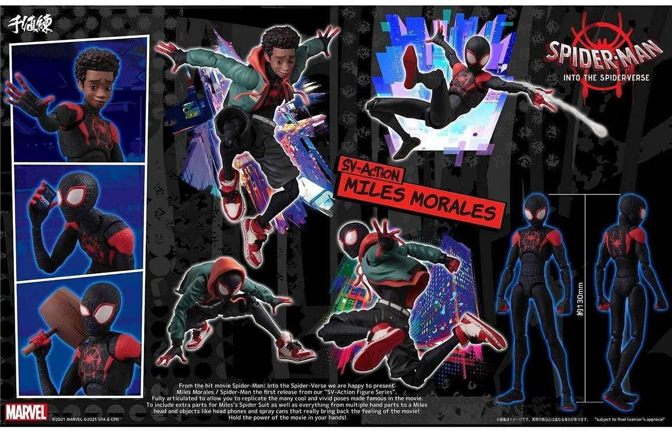 SENTINEL Spider-Man: Into The Spider-Verse Miles Morales Sentinel Action Figure, 12''