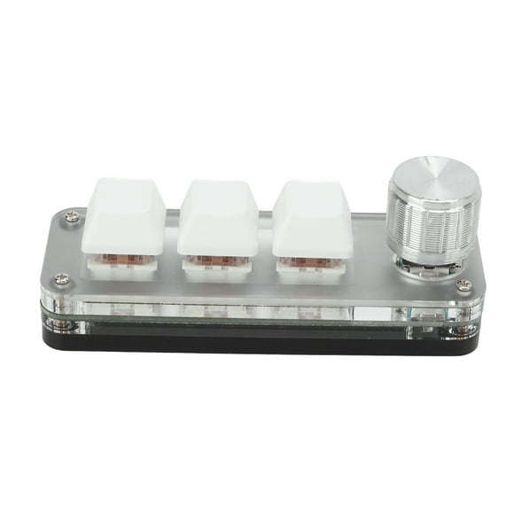 PC Gaming Keypad,Mini 3 Key Keypad Gaming Keyboard Mini Customized Keypad Luxury Finish