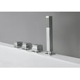 thumbnail image 5 of EAGO AM154ETL-R5 5 ft Acrylic White Rectangular Whirlpool Bathtub w Fixtures, 5 of 12