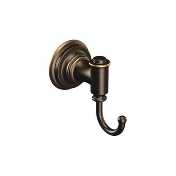 Moen Ellsworth DN9103BRB Robe Hook 1-Hook Zinc Mediterranean Bronze