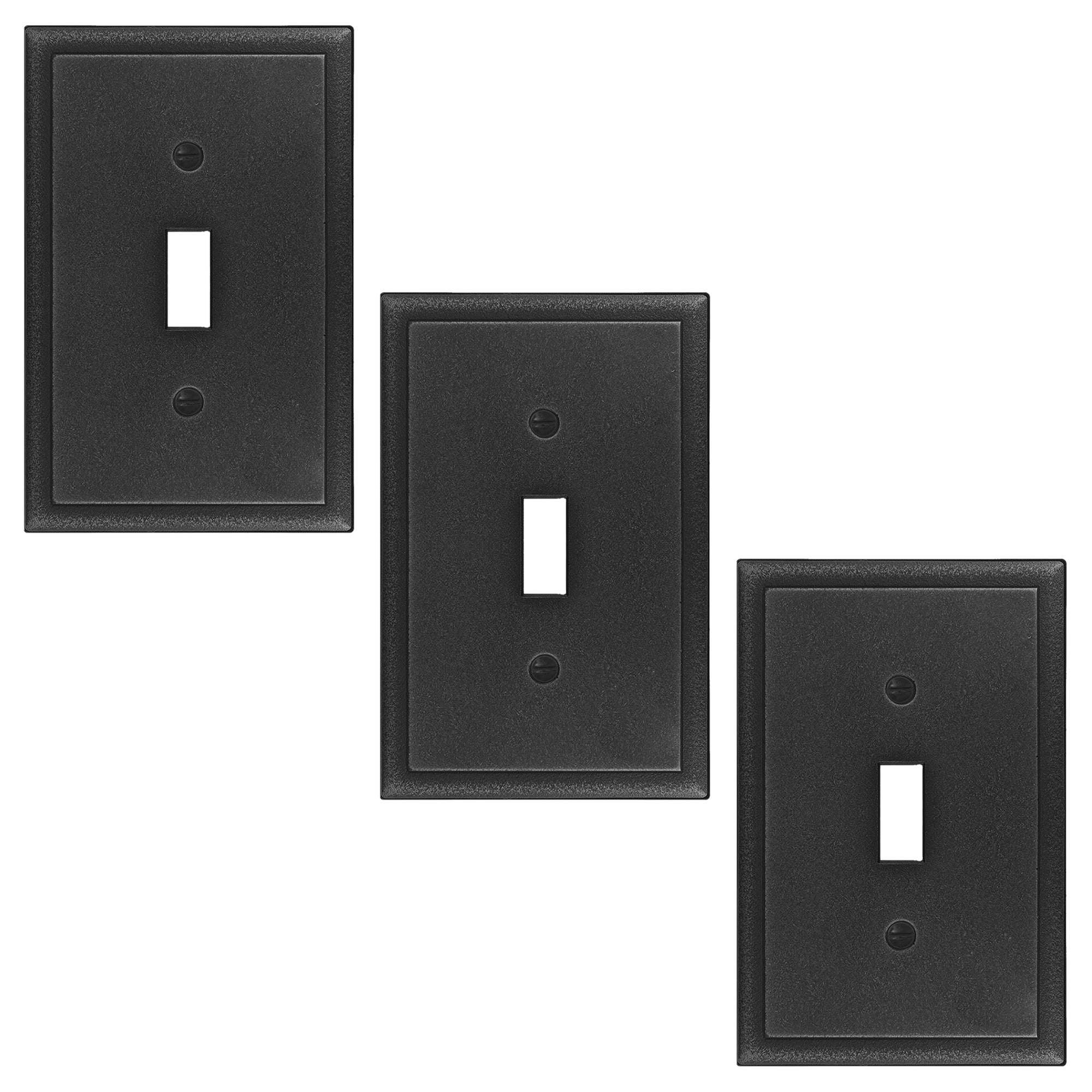 Questech Décor Single Toggle Wall Plate, Ambient Light Switch Cover