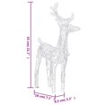 thumbnail image 3 of vidaXL Christmas Reindeers Xmas Decoration Light Display with LEDs Acrylic, 3 of 5
