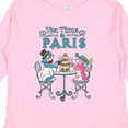 thumbnail image 4 of Inktastic Tea Time in Paris-colorful French Poodles Boys or Girls Long Sleeve Toddler T-Shirt, 4 of 5