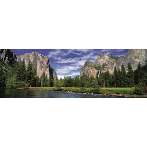 Pressman Images of America 504 Piece Jigsaw Puzzle - Bridal Veil Falls - Ken Duncan Panographs