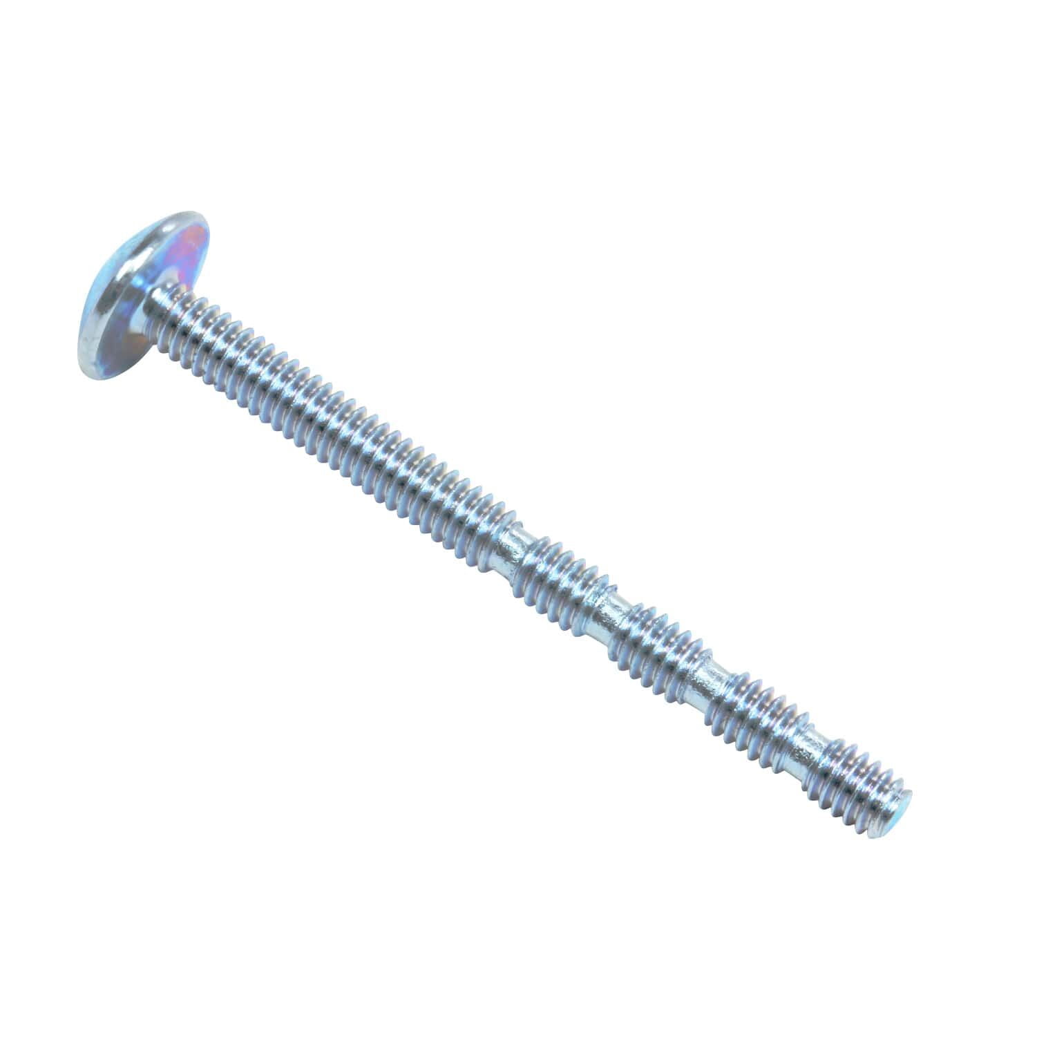 Rok 1000-Pack #8-32 x 2" Screw, Truss Head Combined Phillips/Square Drive, Machine Thread Break-Away, Zinc
