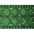 thumbnail image 1 of Ahgly Company Indoor Rectangle Persian Emerald Green Traditional Area Rugs, 2' x 5', 1 of 4