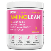 RSP Nutrition AminoLean Pre Workout Powder with BCAAs, Amino Acid Energy for Lean Muscle