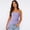 Purple, variant on Tube Tops for Women Strapless Ruffled Asymmetrical Hem Ruched Bandeau Cami Tank Comfortable