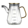 thumbnail image 1 of Botella Grande De Vidrio Para Aceite De Cocina Sunnimix Dispensador De Aceite Y Vinagre Con Asa Y Tapa 500 Ml, 1 of 8