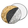 thumbnail image 3 of Light Reflector, Multi Disc Photography Reflector Double Zipper Portable  For Portrait Photography 110cm / 43.3in, 3 of 8