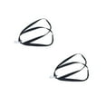 thumbnail image 1 of MesaSe 2pcs Battle Rope Anchor Strap Kit Body Training Suspension Extender Strap Set (Black), 1 of 12