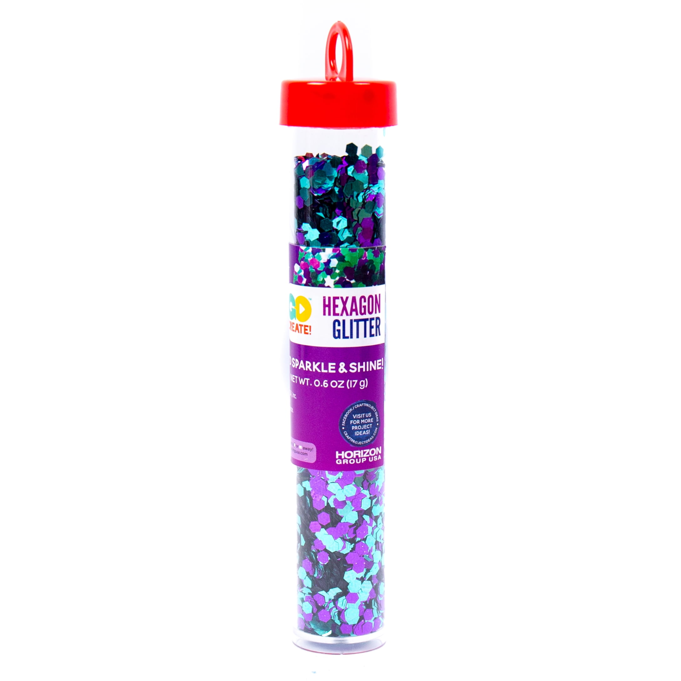 Go Create Assorted Purple and Teal Glitter Mix - .53 oz. (15 G.)