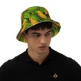 thumbnail image 6 of Daiia Fresh Corn 1 Pattern Bucket Hat - Trendy Cotton Sun Hat for Beach, Golf, Fishing - Fun Outdoor Vacation Boonie for Men and Women, 6 of 9