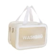 thumbnail image 3 of Neceser de viaje, neceser organizador para mujer, bolsa de maquillaje con separación y húmedo, estuche de cosméticos para juegos de deportes, 3 of 10