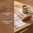 thumbnail image 3 of Unique Bargains Placemats Set of 6 Placemats for Kitchen Dining Table Washable Orange, 3 of 7