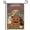 B, variant on KRONDO Halloween Garden Flag 12x18 Double Sided, Ghost Pumpkin Welcome Yard Flag, Burlap Spooky Outdoor Lawn Decor for Farmhouse Patio & Garden