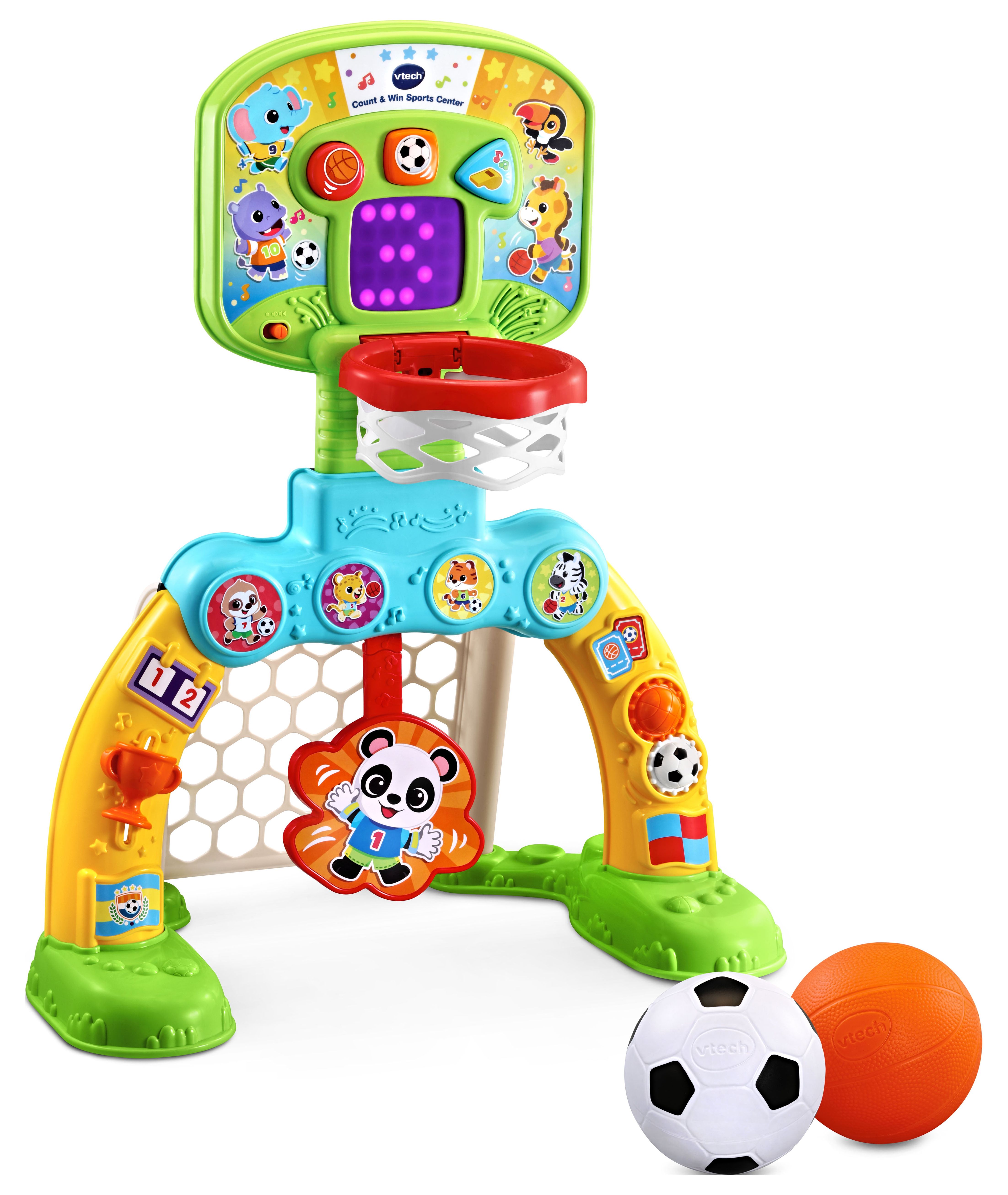 VTech Count & Win Sports Center, Basketball and Soccer Toy for Toddlers, Teaches Physical Activity - image 9 of 13