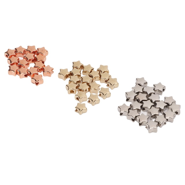 Cuentas De Estrella, Cuentas Brillantes Para Hacer Joyas, Multiusos Para Pulsera, Collar, Bricolaje