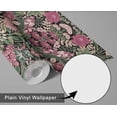 thumbnail image 6 of S4Sassy Botanical Wallpaper - Pink Wall Covering, 25" X 240" Self-Adhesive Vinyl Walls Paper, Wall Wrap, Easy Diy Walls Covering For Farmhouse Bedroom, Living Room, Cabinets, Living Spaces, 6 of 8