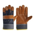 thumbnail image 3 of Gants de Soudure Résistants à l'Usure, Accessoires de Soudure Réfractaires, Gants de Protection Marron, 3 of 4