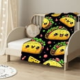 thumbnail image 2 of nygtbtfer Taco for Kids Adults Soft Cmexican and Tacos s for Sofa Decor Doodle Cartoon Style s, 2 of 6