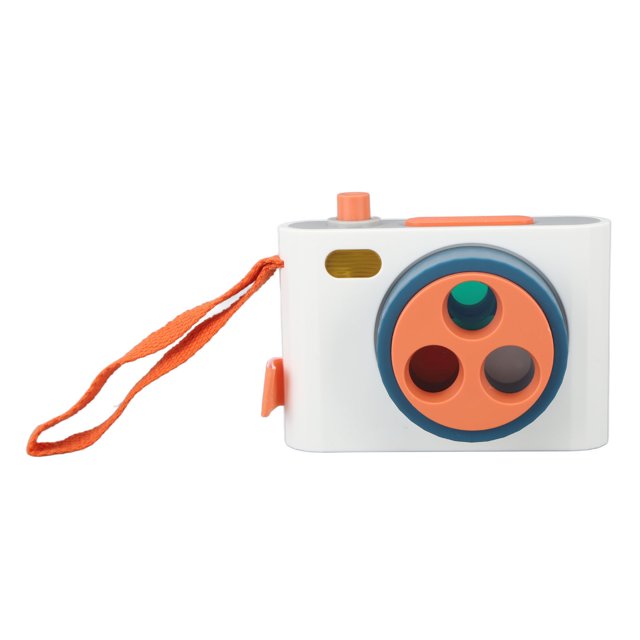 Cámara de iluminación para niños, juguete con sonido, Color claro, obturador cognitivo, sonido, rompecabezas de educación temprana para bebés