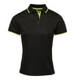 thumbnail image 1 of Premier Polo Coolchecker Contrasté pour Femmes, 1 of 4