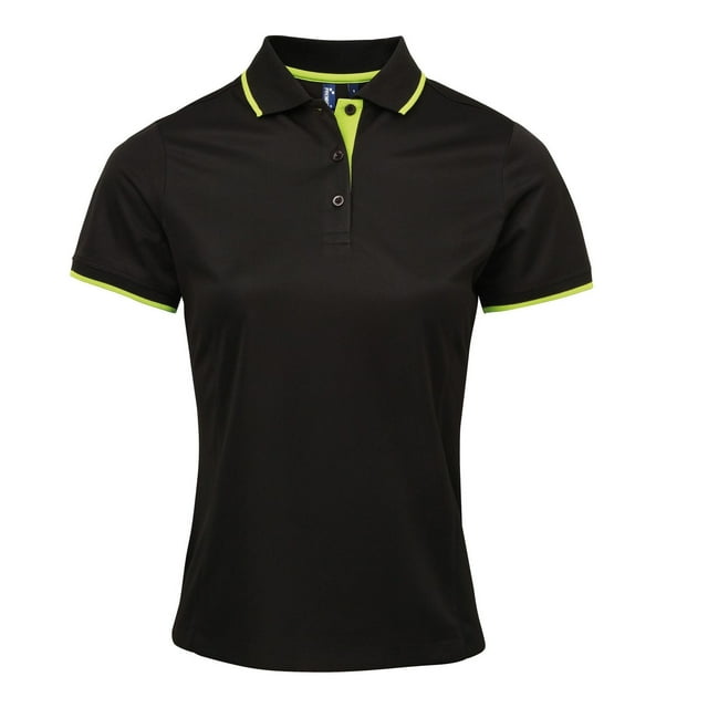 Premier Polo Coolchecker Contrasté pour Femmes