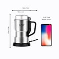 thumbnail image 2 of LAC LAICHY coffee grinder with handle, 150W coffee bean grinder, spice grinder and stainless steel four-blade perfect coffee beans, spices, seeds, 2 of 8