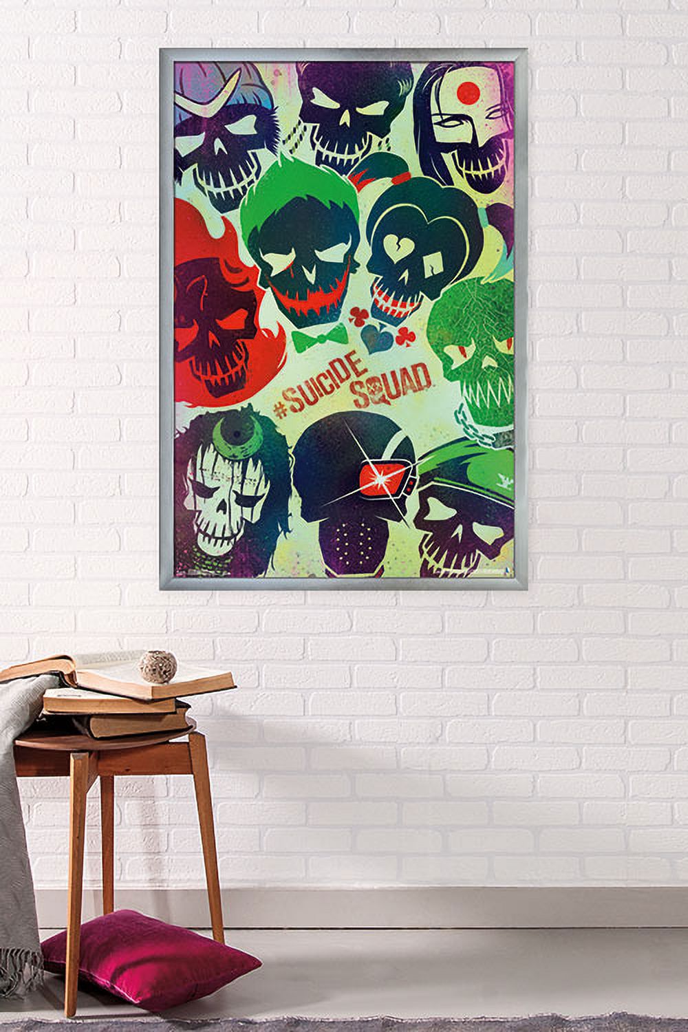 DC Comics Movie - Suicide Squad - Faces Wall Poster, 22.375" x 34", Framed