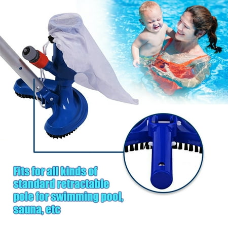 Swimming Pool Vacuum Cleaner Head Brush Pool Cleaning Tool With Mesh Bag Suction Cleaning Brush For Small Pools Pond Fountain Spa Connector Walmart Canada