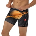 thumbnail image 3 of Cauagu Solar System Paper Art Print Men's Boxer Briefs, Funny & Cute Underwear Elastic Waistband Briefs Ideal Gift for Men,1-Pack, 3 of 7
