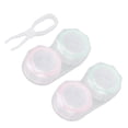 thumbnail image 3 of Contact Lens Case Kit, Easy Open Portable Size Contact Lens Holder Kit L R Marks With Small Tweezers For Travel Use, 3 of 8