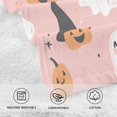 thumbnail image 5 of Yayeee 100% Cotton Hand Towels for Bathroom 16" x 28" Soft Absorbent Kitchen Towel, Pastel Pink Halloween, 5 of 7