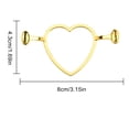 thumbnail image 2 of Craft Tools Round Metal Wax Seal Mold 1 Inch Heat-Resistant Reusable for Wedding Invitations Envelopes Cards Packaging Decoration, 2 of 5