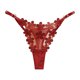 thumbnail image 3 of WILLBEST Sin Costura Pure Desire Tanga Hebilla De Metal Diseño Dulce Bordado De Flores Transpirable Malla Sexy Cinturón Ajustable Señoras Plus Size Ropa Interior, 3 of 3