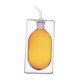 thumbnail image 2 of Vinegar Cruet with Pourer, Oil Carafe Decanter, 250ml Olive Oil Dispenser, Glass Oil Bottle for Vinegar Baking Oil-2025, 2 of 5