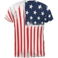thumbnail image 2 of Brushed American Flag All Over Adult T-Shirt - 2X-Large, 2 of 2