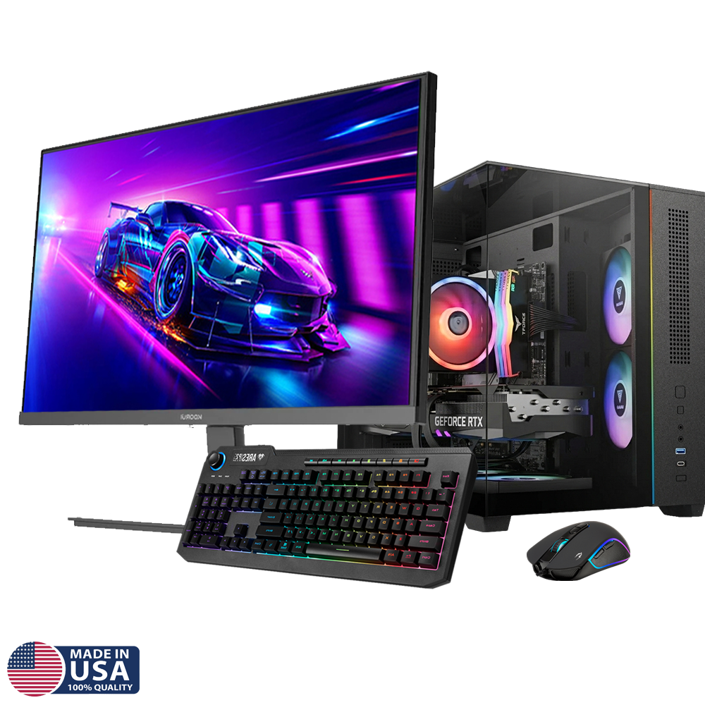 Skytech Azure Gaming PC Desktop AMD Ryzen 7 7700 NVIDIA GeForce
