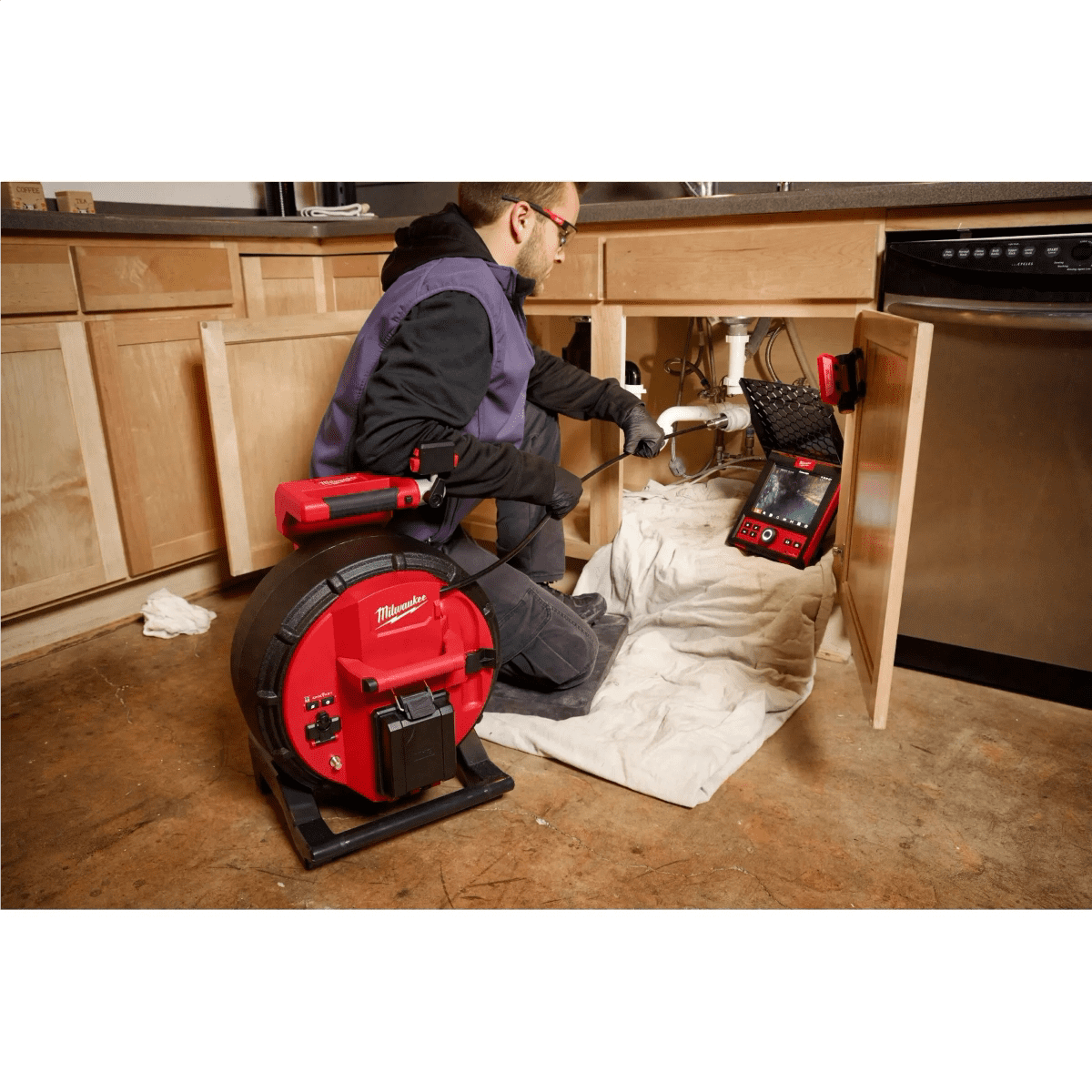 Milwaukee Tool M18 100 Feet Flexible Modular Pipeline Inspection System