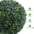 thumbnail image 4 of 1pc Topiary Trees Artificial Outdoor, Milan Grass Ball Topiary Trees, Fake Greenery Tree with Planter Pot for Home, Office, Porch Decor, 4 of 8
