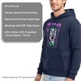 thumbnail image 5 of Men's Batman Joker Ha Ha Frame Pull Over Hoodie Navy Blue 3X Large, 5 of 6