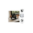 thumbnail image 5 of Decorative Aluminum Knot Sculpture for Home Decor - Ornaments Figurine for Bathroom, Office, and Living Room Styling - Modern Shelf Accent, Coffee Table Decor, or Room Display - 7", Black, 5 of 13