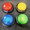 thumbnail image 4 of ColoMX 4 Uds respuesta zumbadores botón respuesta zumbadores juego mostrar botón zumbador aula zumbadores para oficina mascota doméstica botones juguete de entrenamiento, 4 of 8