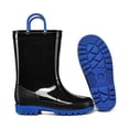 thumbnail image 3 of Bocca Kids Black Rain Boots for Toddler Boys Sizes 4, 3 of 5